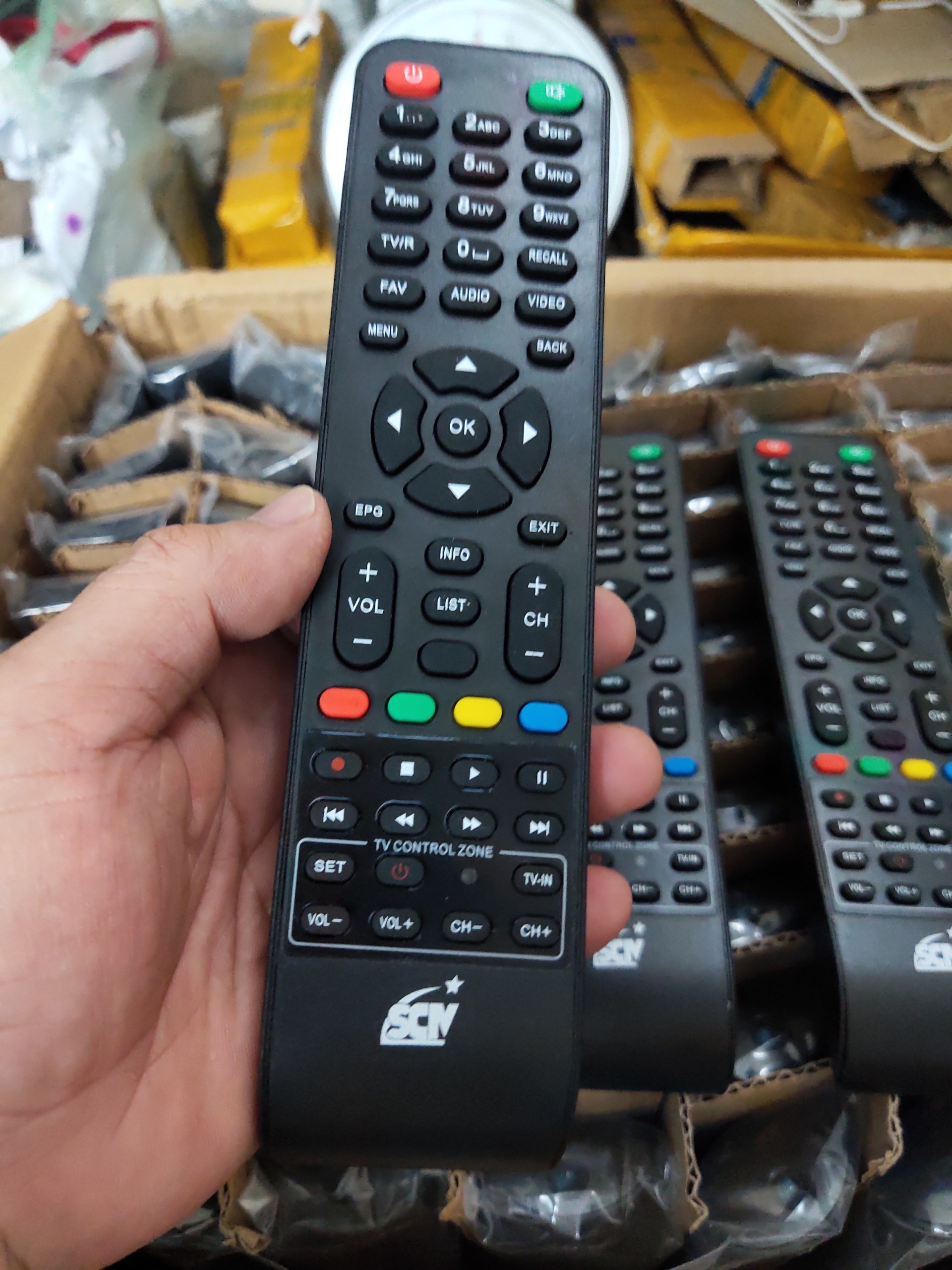 Điều khiển đầu SCTV   - Remote SCTV đầu kỹ thuật số