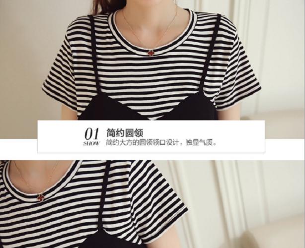 Bộ đồ bầu mặc nhà kẻ đen dễ thương