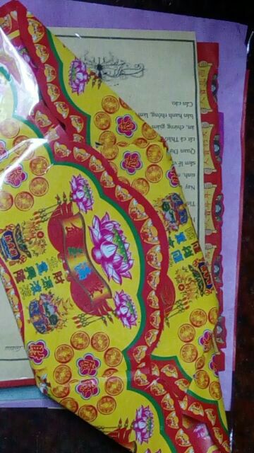 1 bộ giấy cúng khai trương