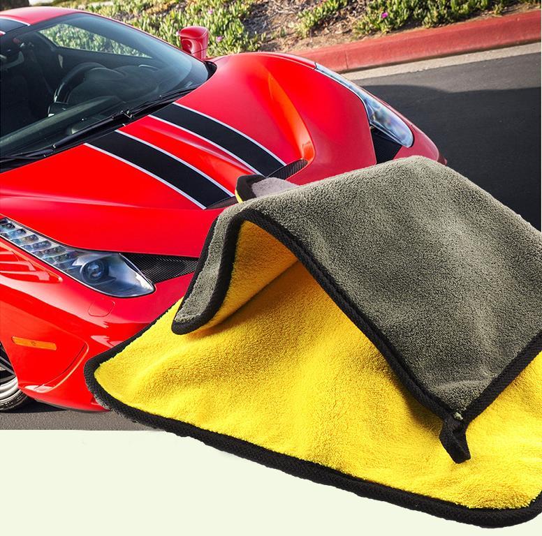 Khăn lau ô tô siêu thấm 2 mặt 30cm x 30cm