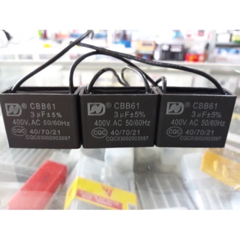 Tụ quạt các loại 2uF 2,5uF 3uF 4uF 5uF