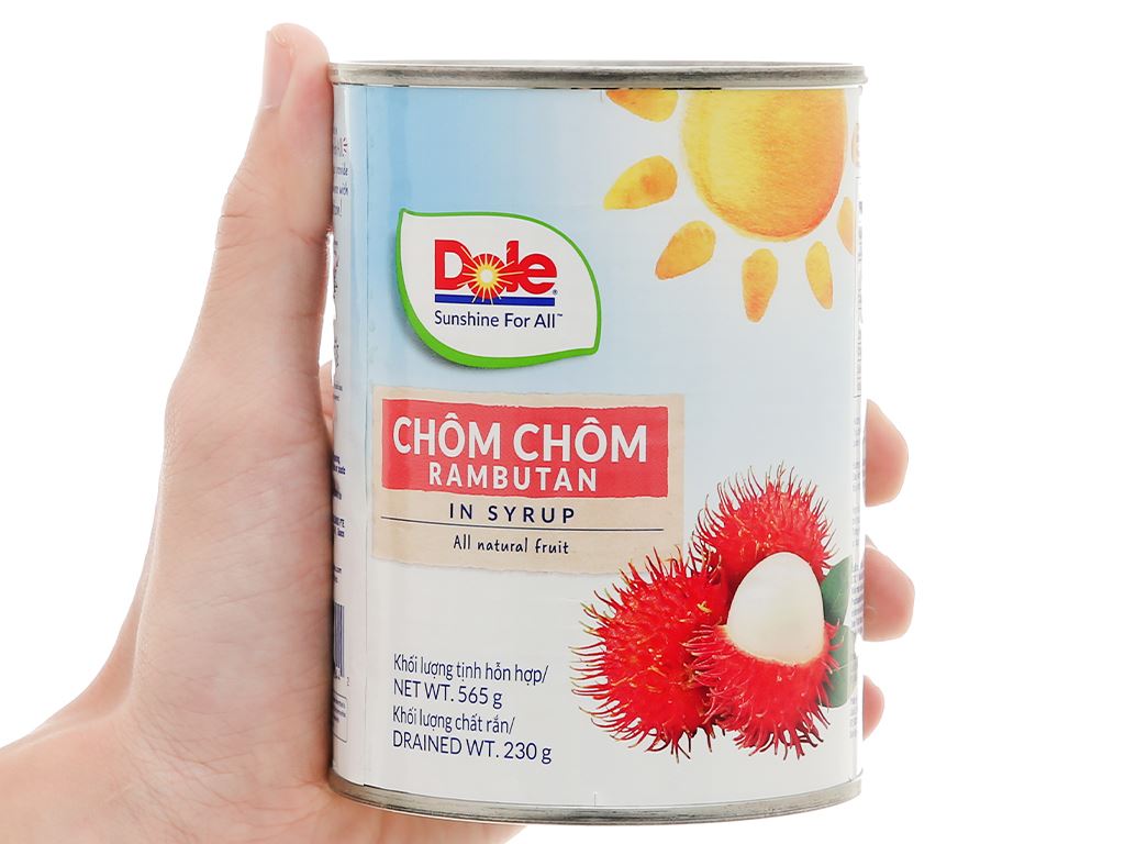 Chôm chôm ngâm Dole đóng lon - Lon 565g