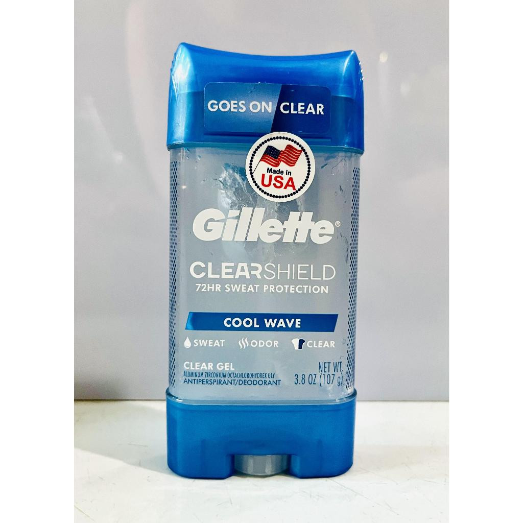 Lăn khử mùi nam Gillette Endurance Clear Gel Cool Wave 107g  ( mẫu mới )