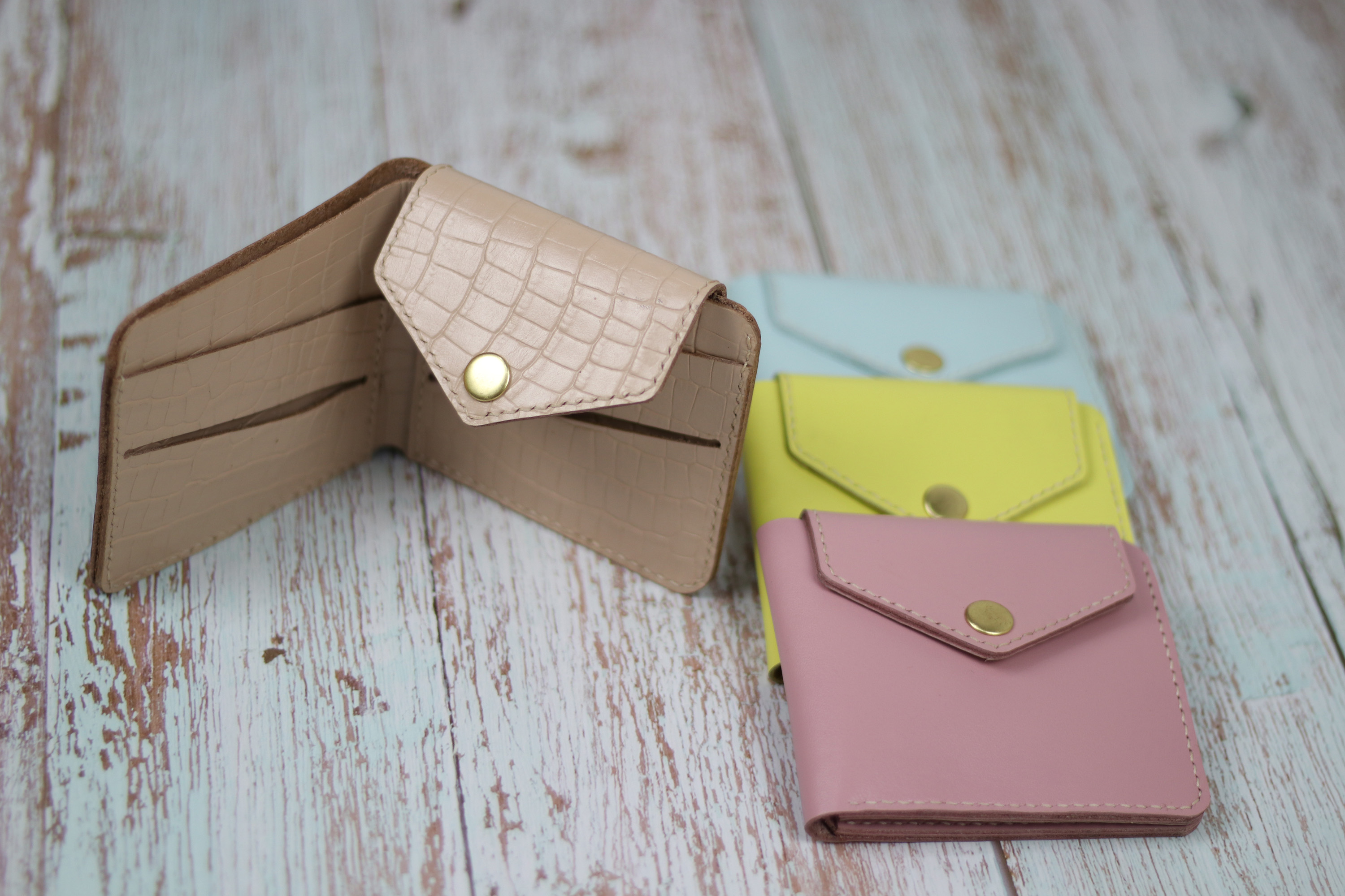 Ví Nữ Nam - Xinh - Sang - Chất - Da Thật - Thủ Công - Handmade