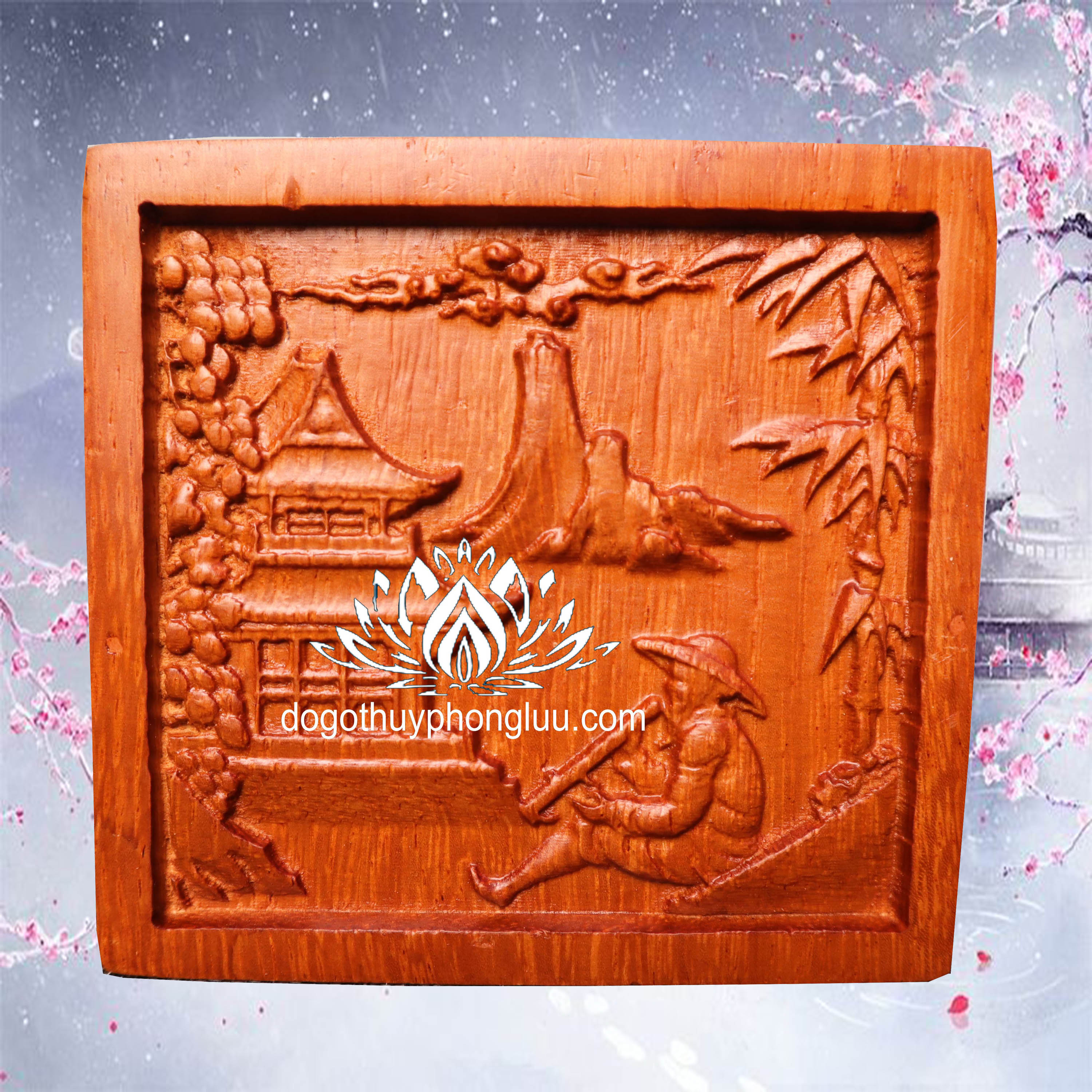 HỘP ĐỰNG THUỐC LÀO GỖ-HỘP ĐỰNG CON DẤU NHỎ ÔNG GIÀ