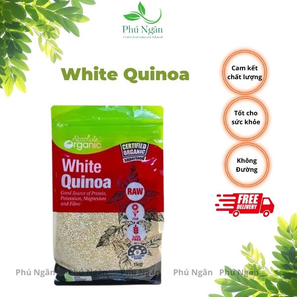 [HCM]Hạt Diêm Mạch Organic, White Quinoa - túi 1kg