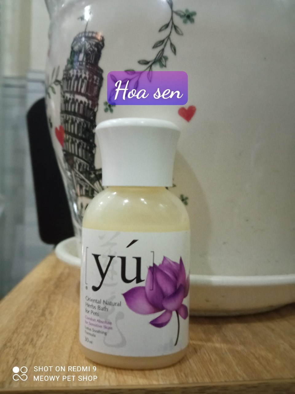 Sữa tắm Yu chó mèo 30ML