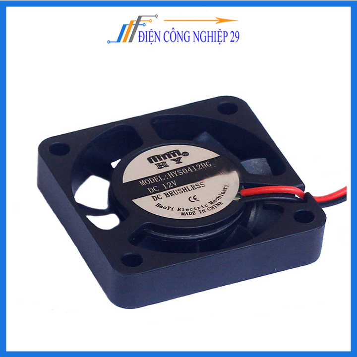 Quạt Tản Nhiệt Mini 4x4x1cm 12VDC 0.08A