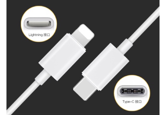 Dây Cáp Sạc Nhanh USB-C To Lightning  8/8P/X/XS/11/11Pro