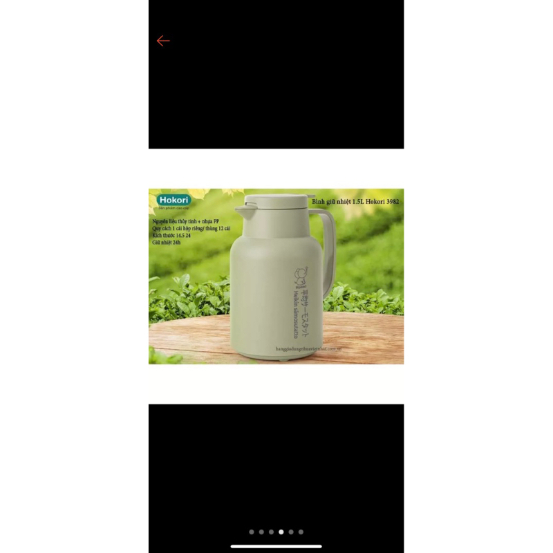 Bình giữ nhiệt 1 lít và 1,5 lít Việt Nhật
