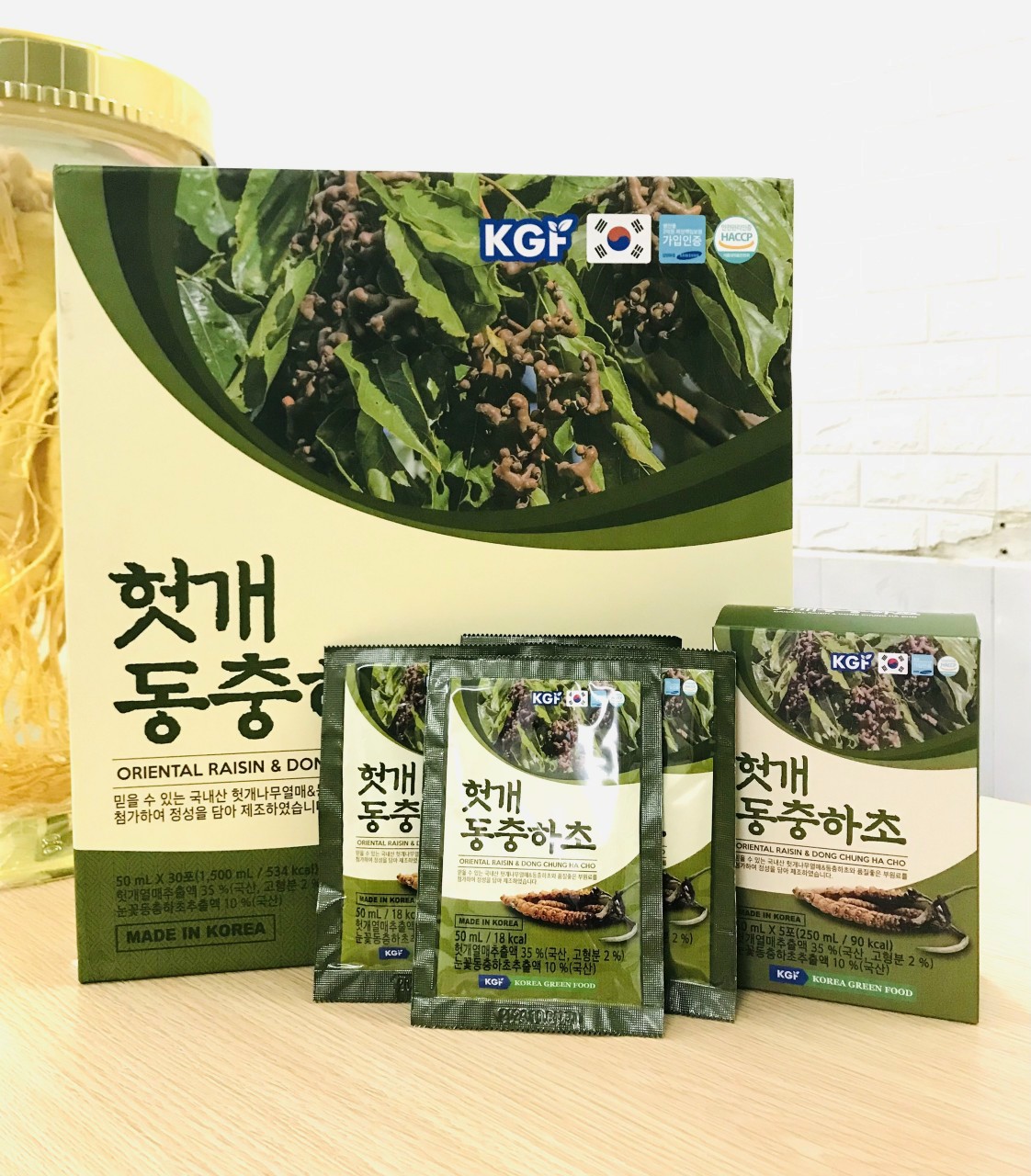 NƯỚC BỔ GAN ĐÔNG TRÙNG HẠ THẢO HÀN QUỐC