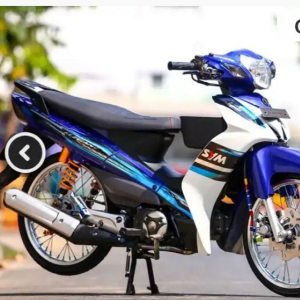 [HCM]Tem xe Elegant tem rời cao cấp 3 lớp dán xe trắng xanh