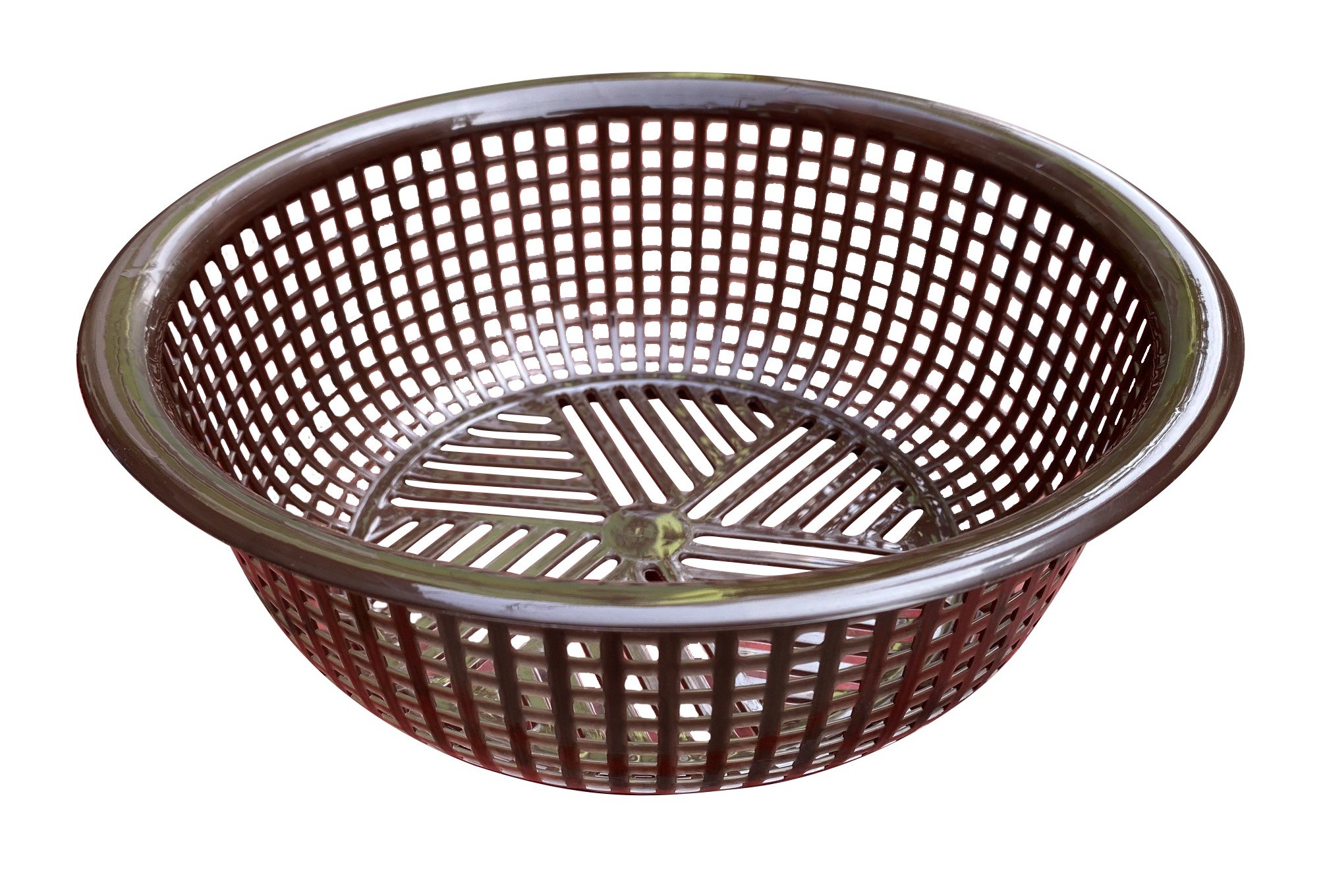 Self-Made Round Plastic Basket Tl967 - 32cm