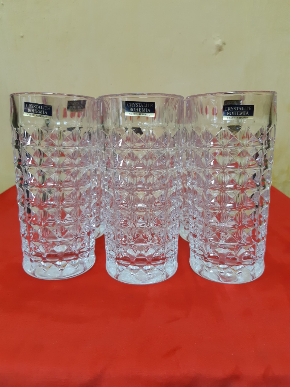 BỘ 6 CỐC PHA LÊ SÉC CRYSTALITE BOHEMIA 230ML KIM CƯƠNG