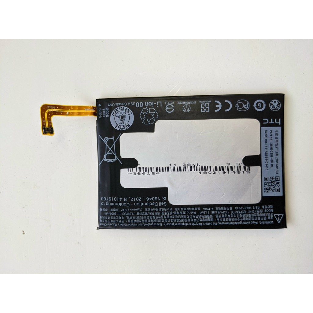 Pin HTC 10 / M10 - Zin Chính Hãng (B2PS6100)