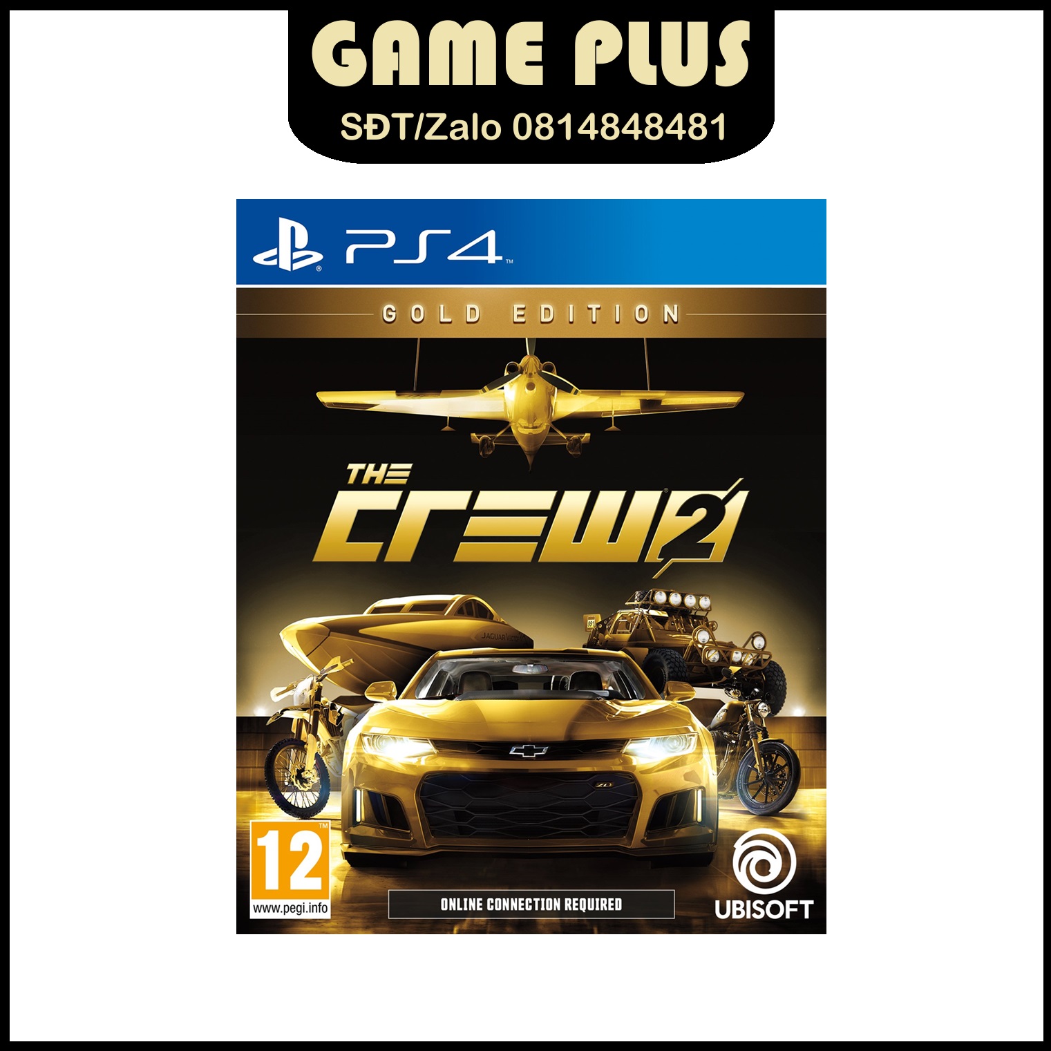 Đĩa game the crew 2 cho máy ps4 ps5