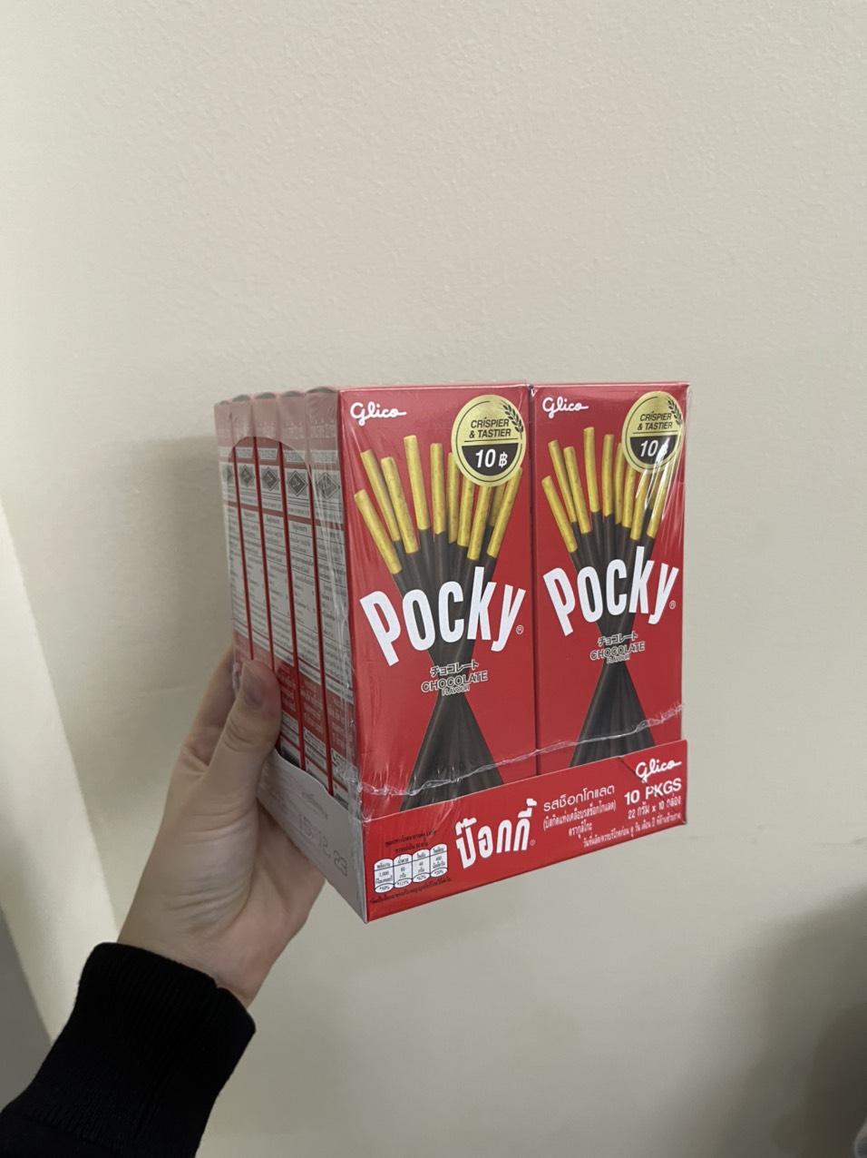 Lốc 10 bánh Pocky Glico Thailand