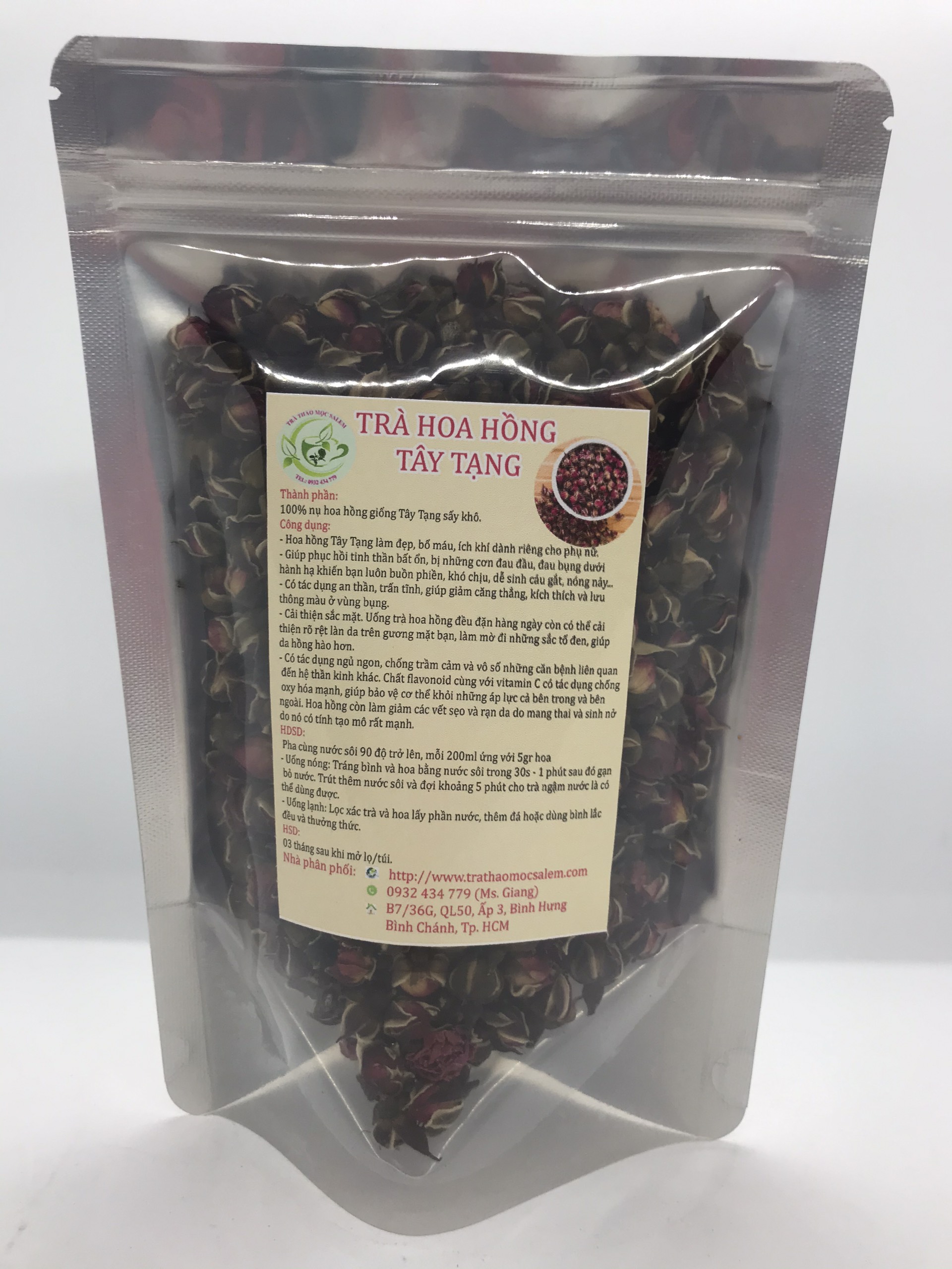 [HCM]Trà hoa hồng Tây Tạng 100g