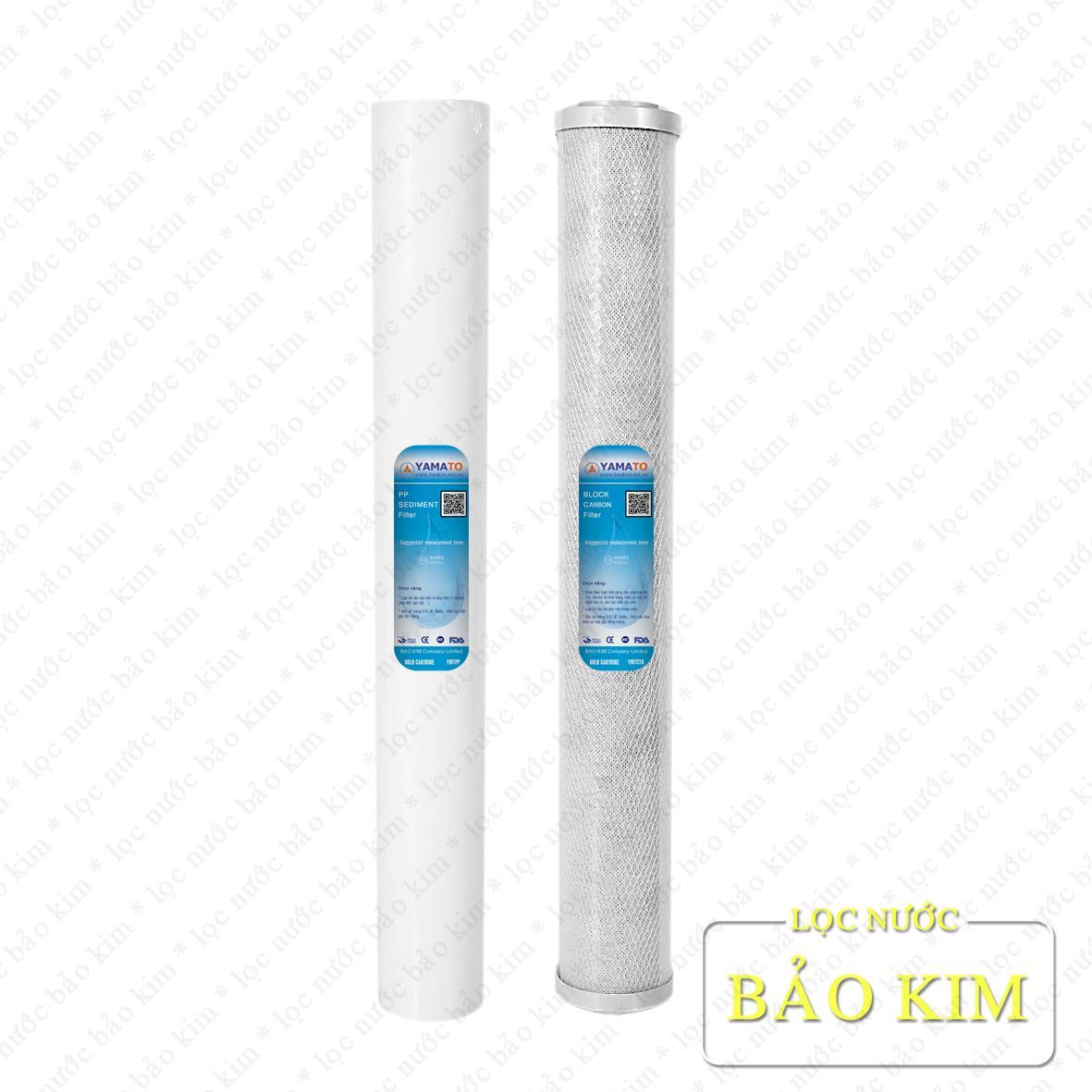 Bộ sản phẩm 2 lõi lọc nước 20 inch số 13