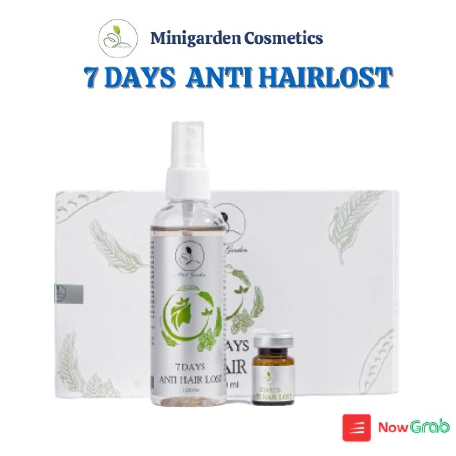 Bộ xịt kích mọc tóc, dưỡng tóc MiniGarden 7 Days Anti Hairlost