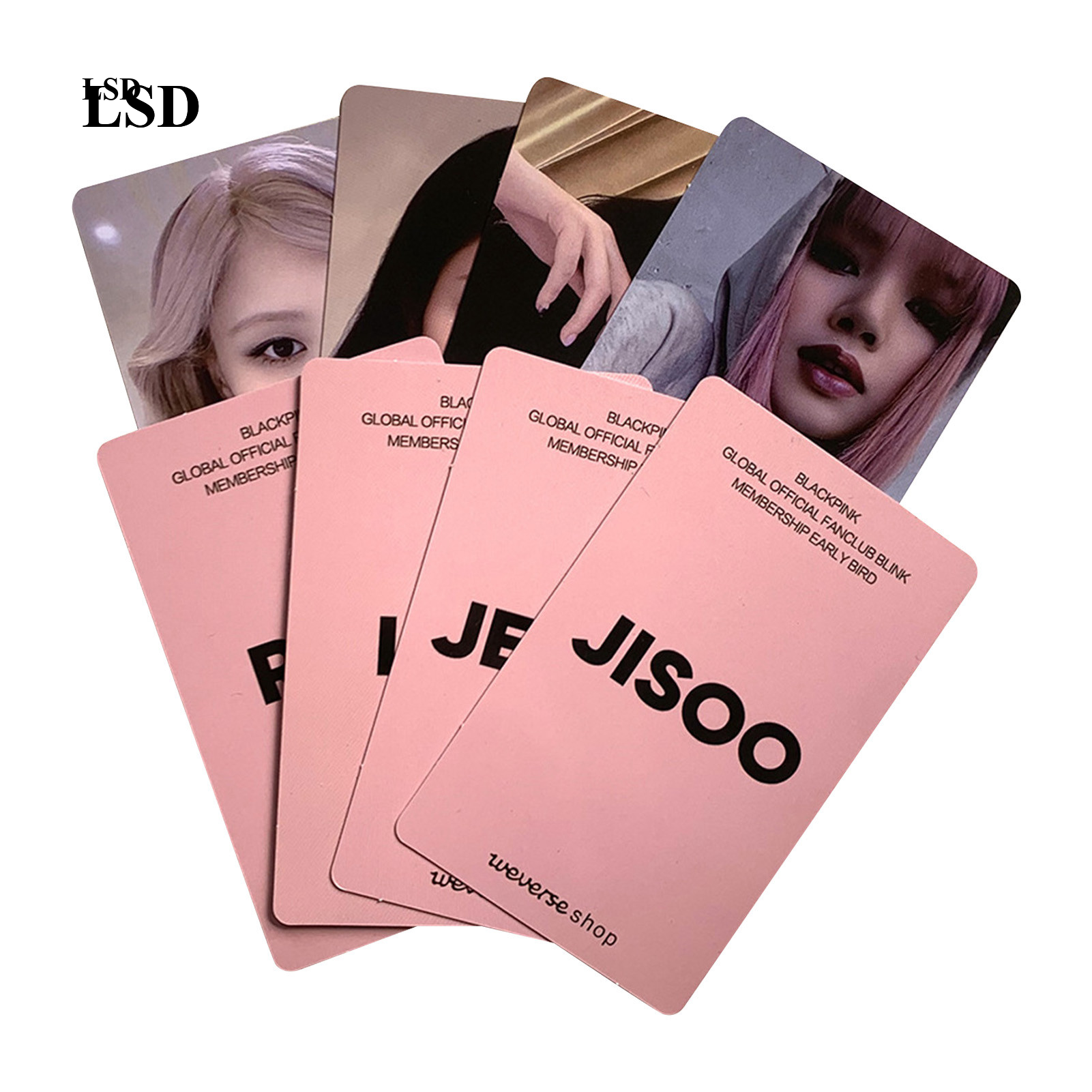4Pcs/Set Kpop BLACKPINK Photocard New Classical Album Membership Early Bird Lomo Cards Postcard Photocard For Fans Collection Gifts