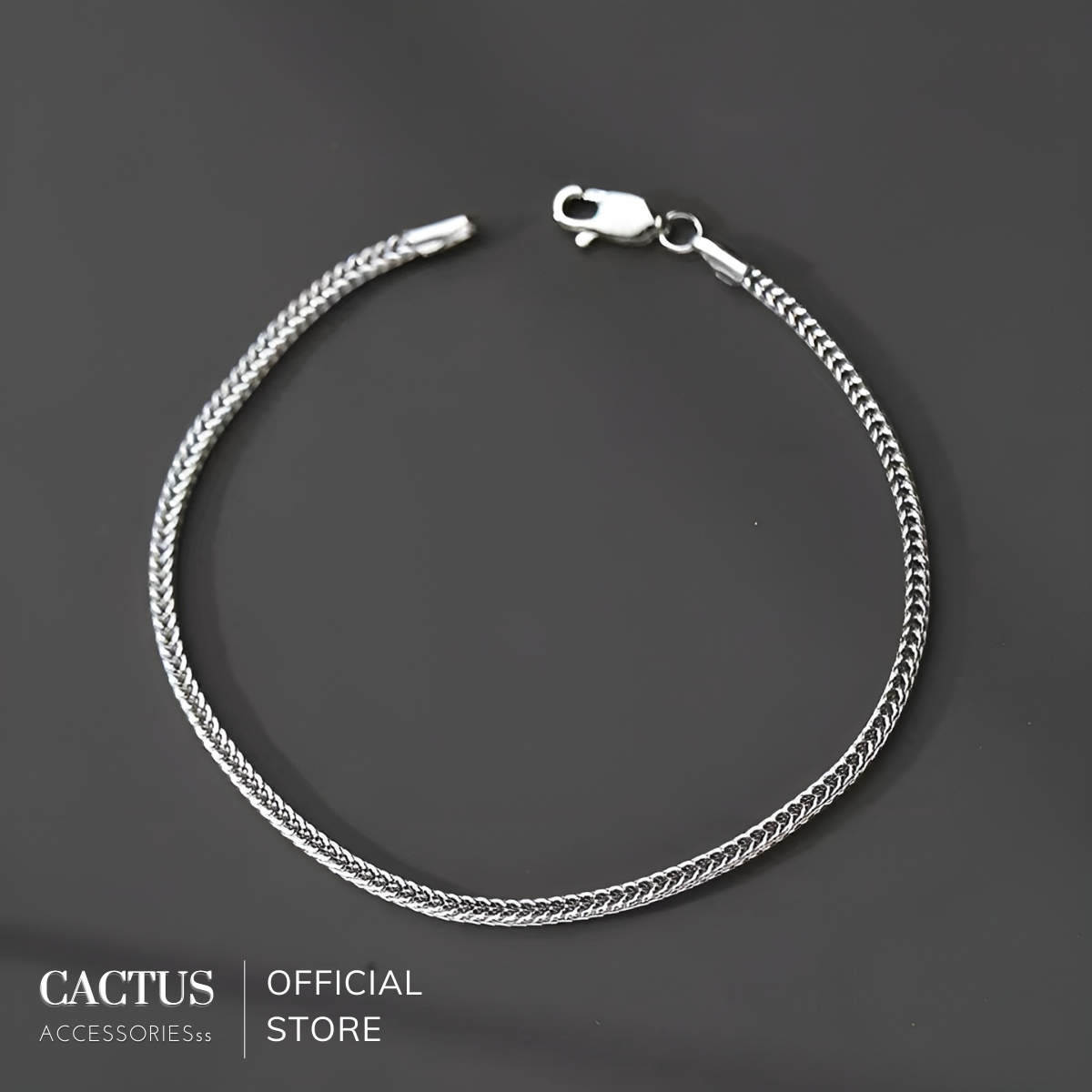 Vòng tay / Lắc tay mảnh Basic 2mm, lắc tay Unisex basic kiểu dáng đơn giản - Cactus Accessoriesss
