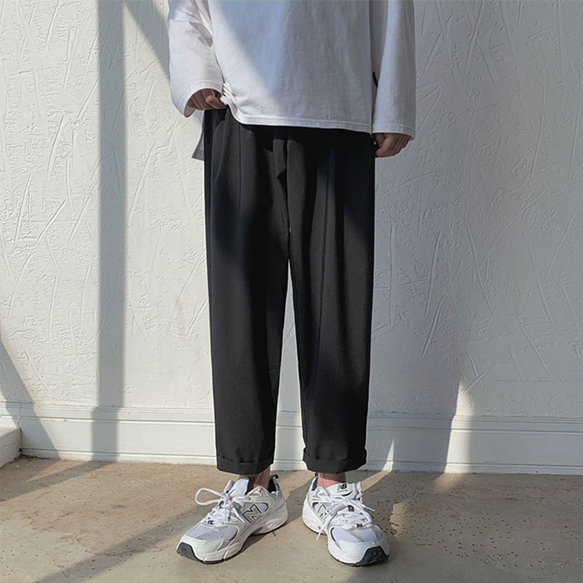 Quần Baggy Quần Chinos Nam Dáng Tây Âu Lịch Lãm Lưng Cài Khuy Phối Chun Lưng Dễ Mặc Hot Trend Thời Trang 4MENHCM QUAN JOGGER 9000063C5