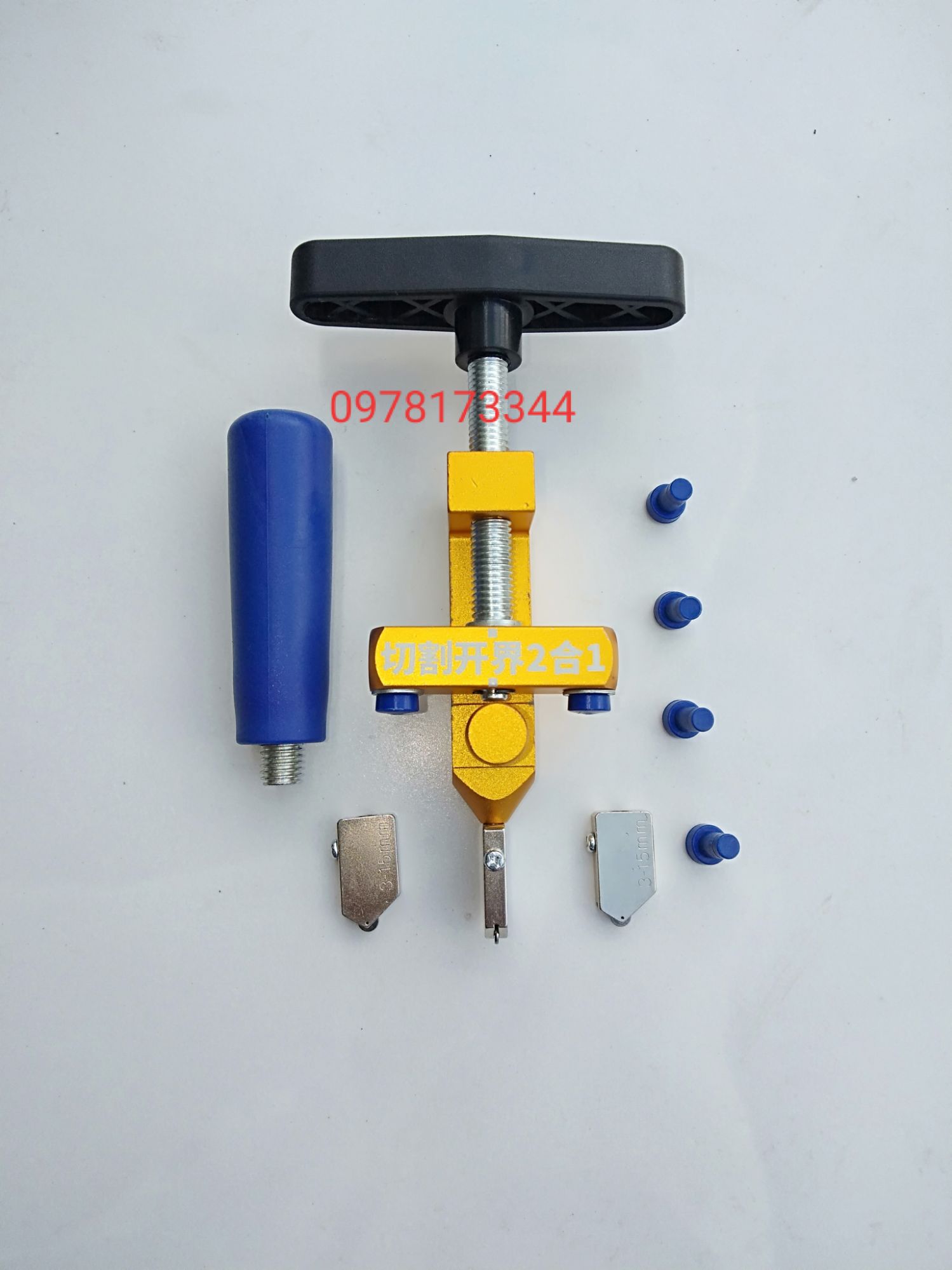 dao cắt và bẻ gạch men kèm theo 3 lưỡi
