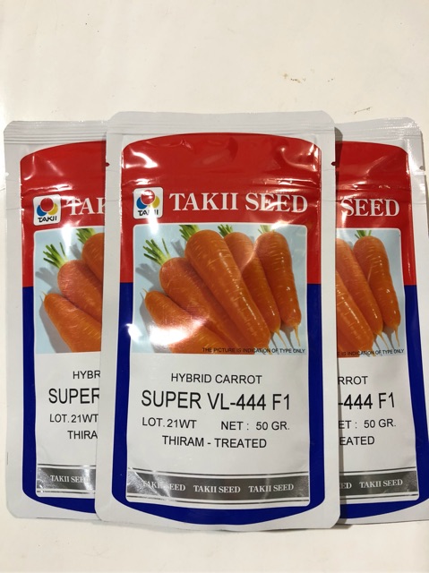 HẠT GIỐNG CÀ RỐT SUPER VL-444 F1