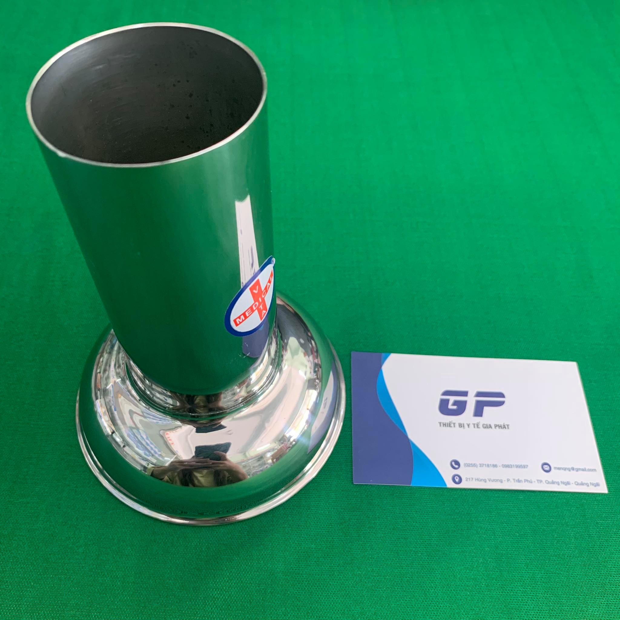 Ống cắm pen kẹp kéo inox lọ đựng dụng cụ cắm panh kìm y tế