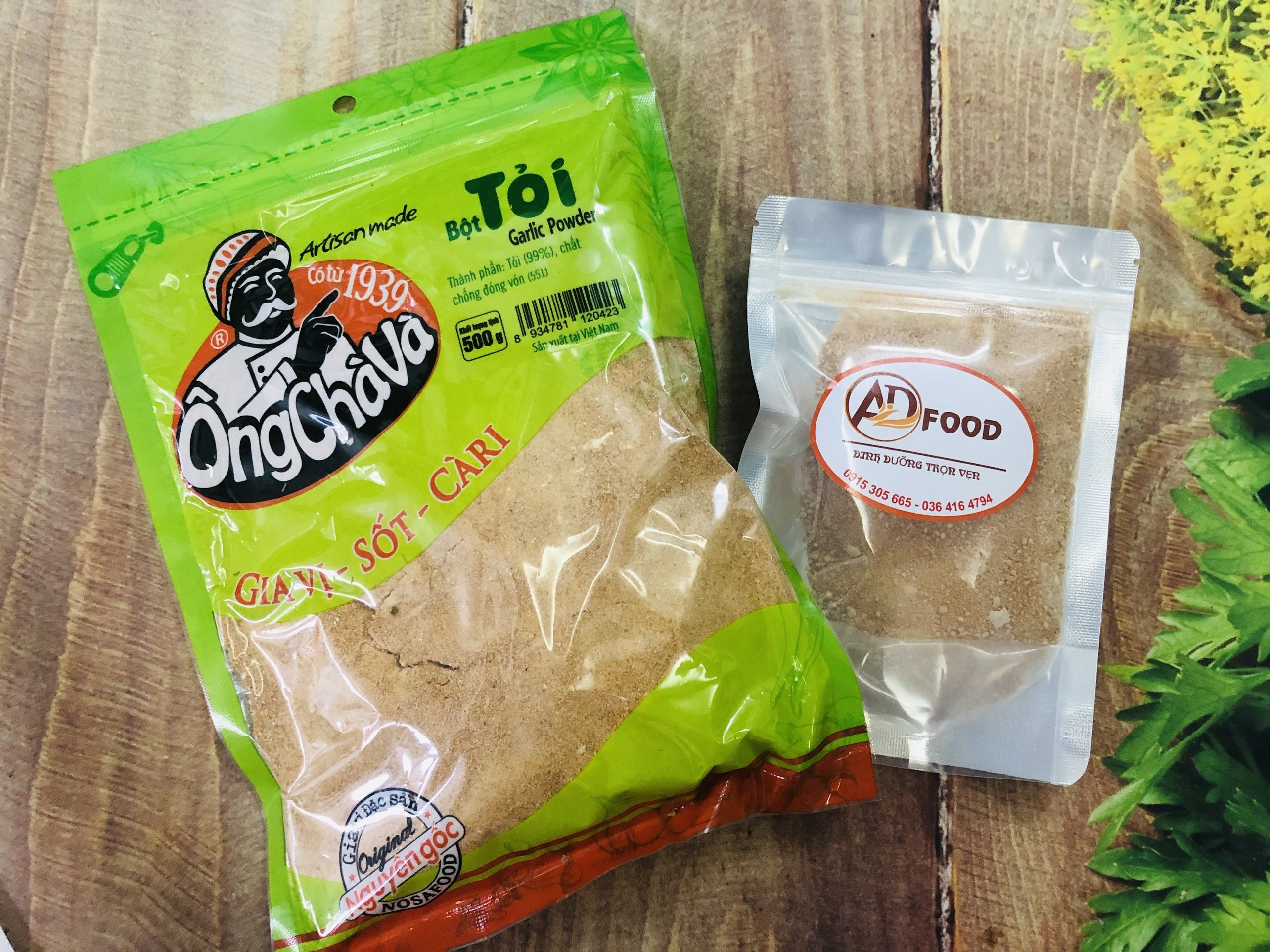 500g bột tỏi nguyên chất