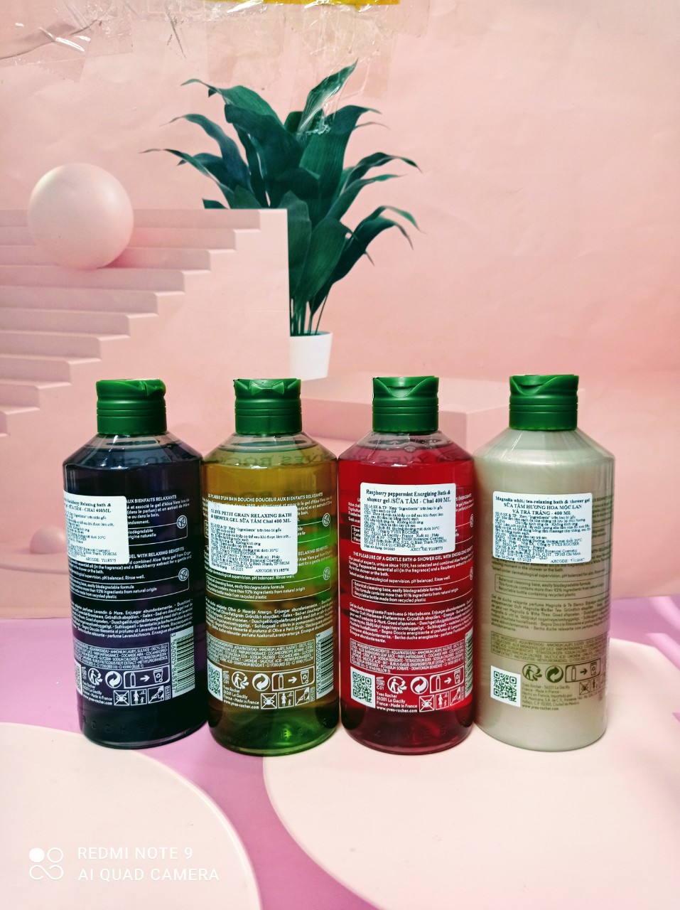 Sữa tắm Yves Rocher 400ml đủ các mùi