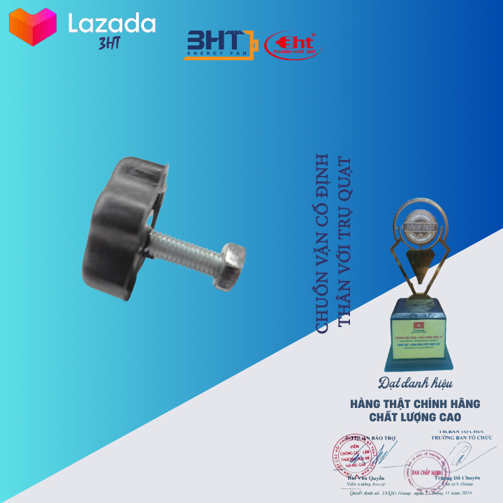 Ốc vặn thân cổ quạt ren 6mm - 3ht