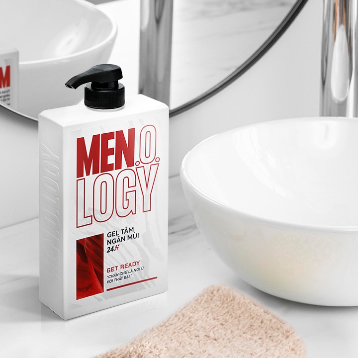 Gel Tắm MENOLOGY Ngăn Mùi 24h Get Ready 630ml