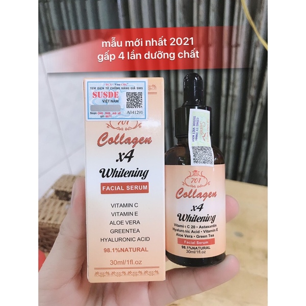 [HCM]Serum dưỡng da mờ nám 701 chính hãng 30ml