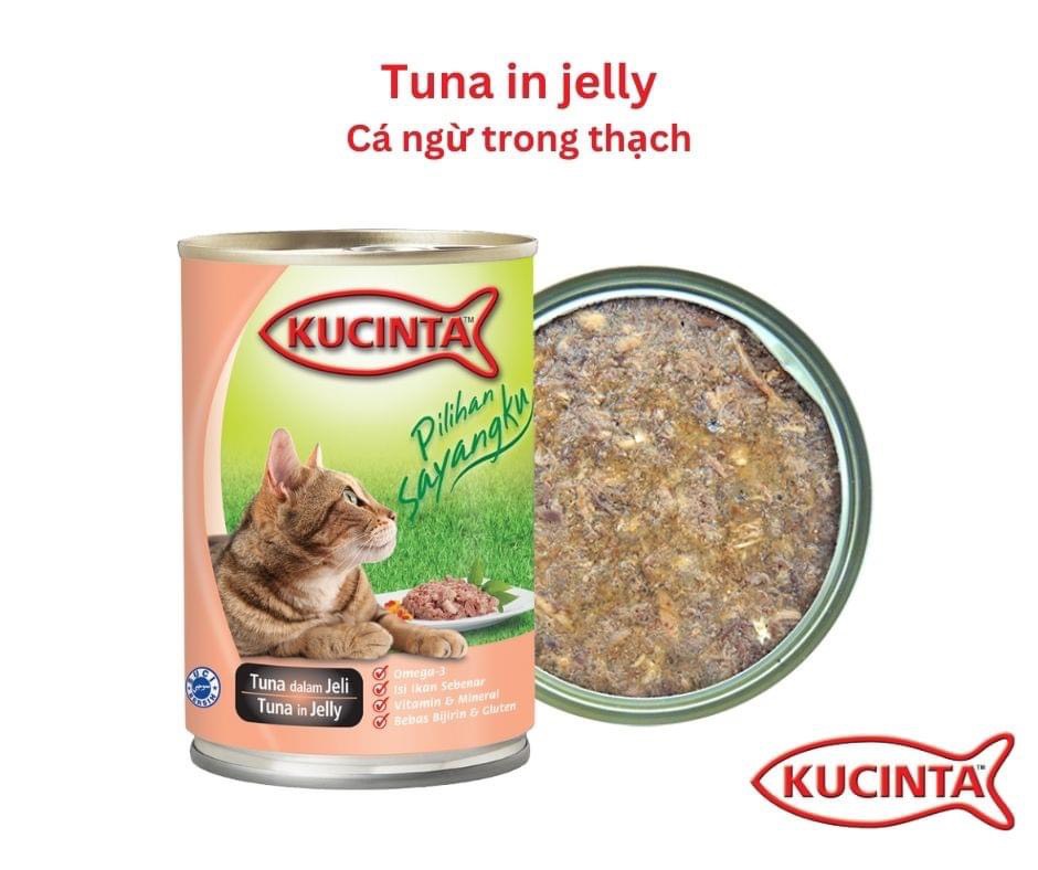 [Freeship] Pate lon KUCINTA 400g thịt cá thật siêu rẻ, thức ăn cho mèo mọi lứa tuổi