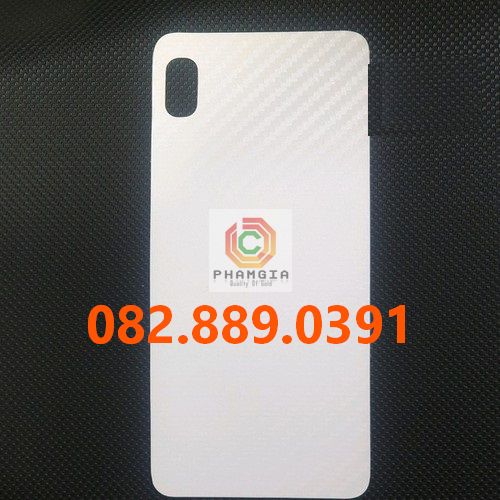 Miếng dán mặt lưng skin carbon Samsung Galaxy A10/ A10s
