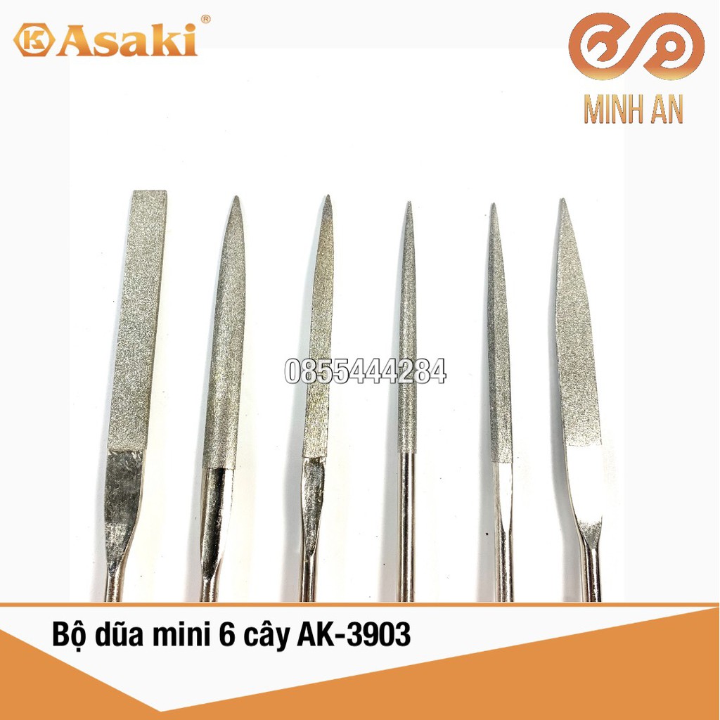 Bộ Giũa Kim Cương Asaki Ak-3903