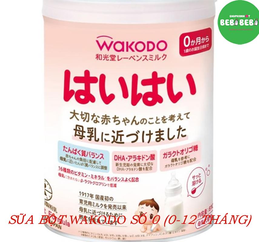 [HCM]SỮA WAKODO SỐ 0 (0-12 THÁNG) 810 GR NHẬT