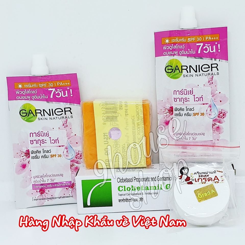 01 Bộ Clobetamil G Thái Lan 5 Món (SET GÓI)