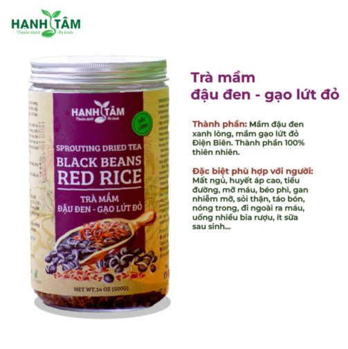 Trà mầm đậu đen, gạo lứt đỏ Hạnh Tâm