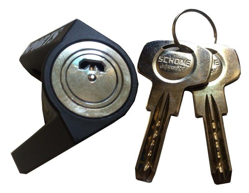 Khóa đĩa xe máy SCHONE SC-3026 cao cấp ( Đỏ-Bạc-Đen-Xanh )