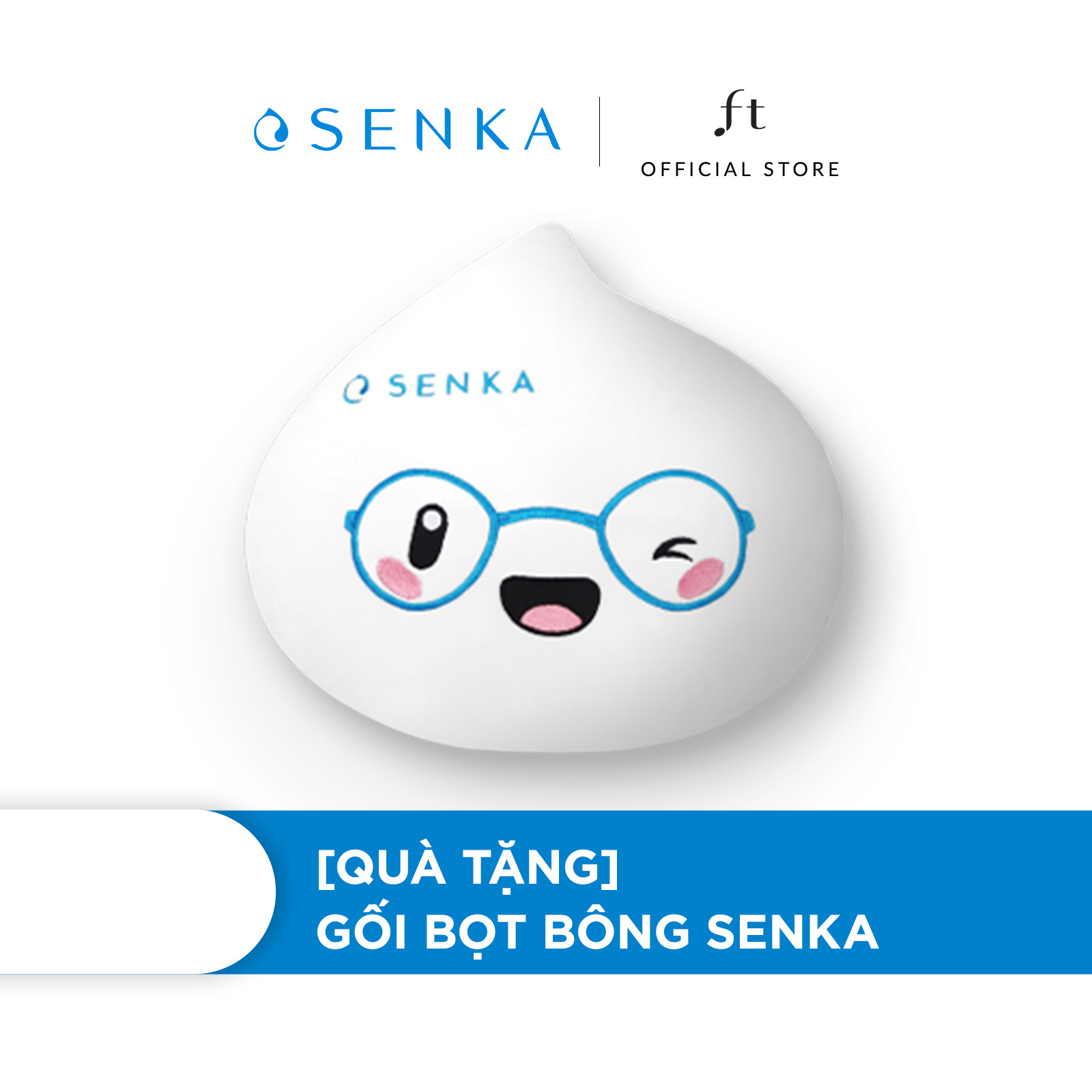 [GIFT] GỐI BỌT BÔNG SENKA (SENKA FOAM PILLOW)