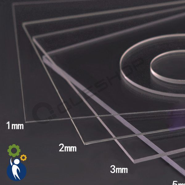 Tấm nhựa mica trong, nguyên liệu Handmade, Mẫu Mica dày 1mm kích thước 21cmx29,7cm