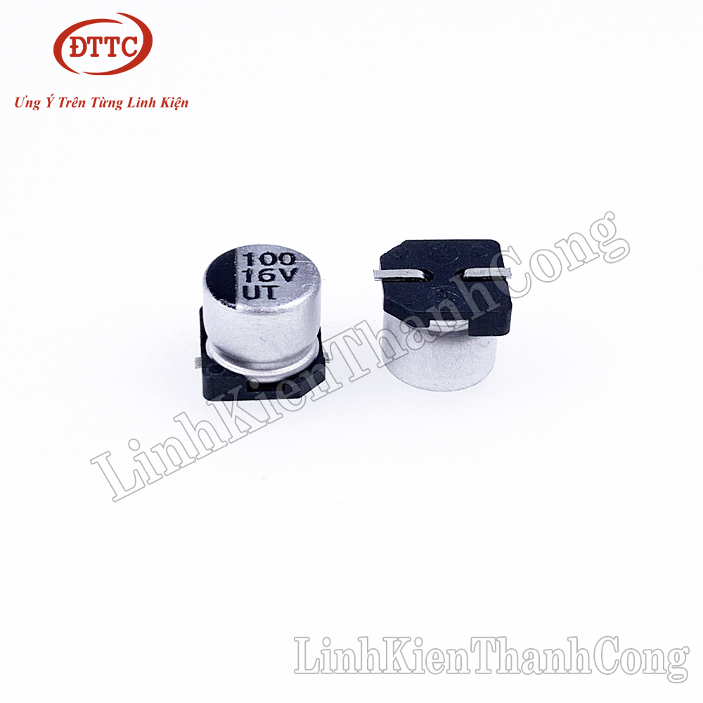 Tụ Nhôm 100uF 16V 6.3x5.4mm
