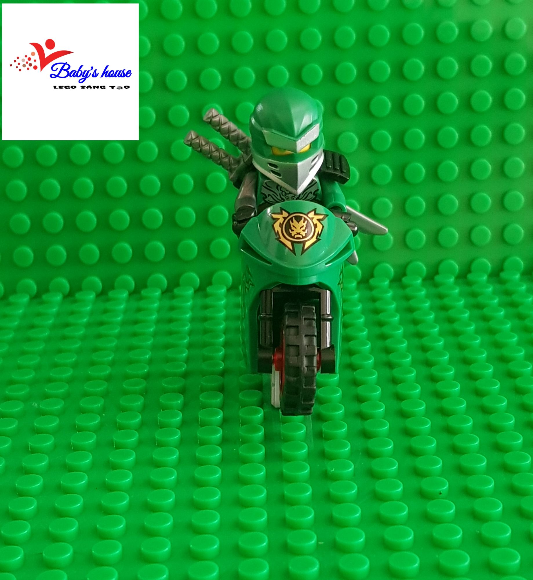 Minifugires nhân vật ninja kèm xe đua