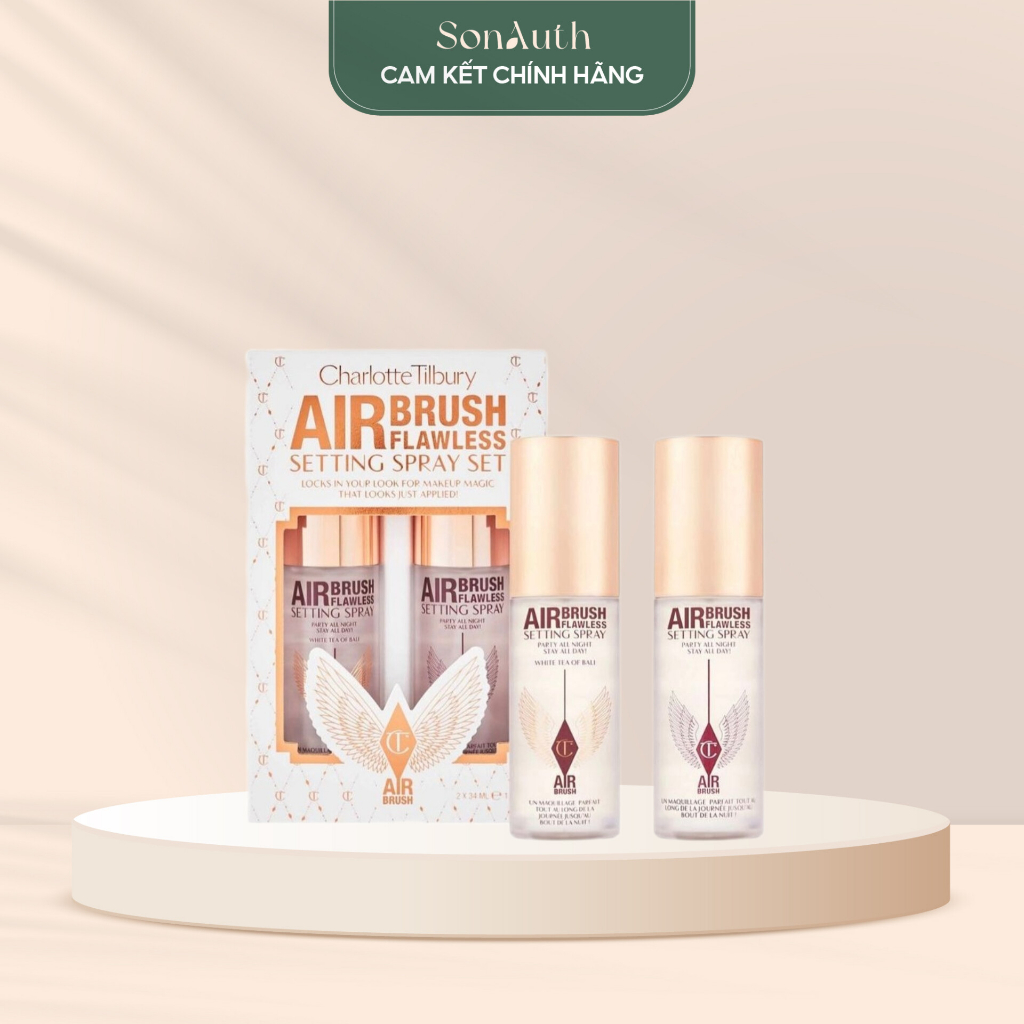 Xịt giữ makeup Charlotte Tilbury Airbrush Flawless Setting Spray 34ml