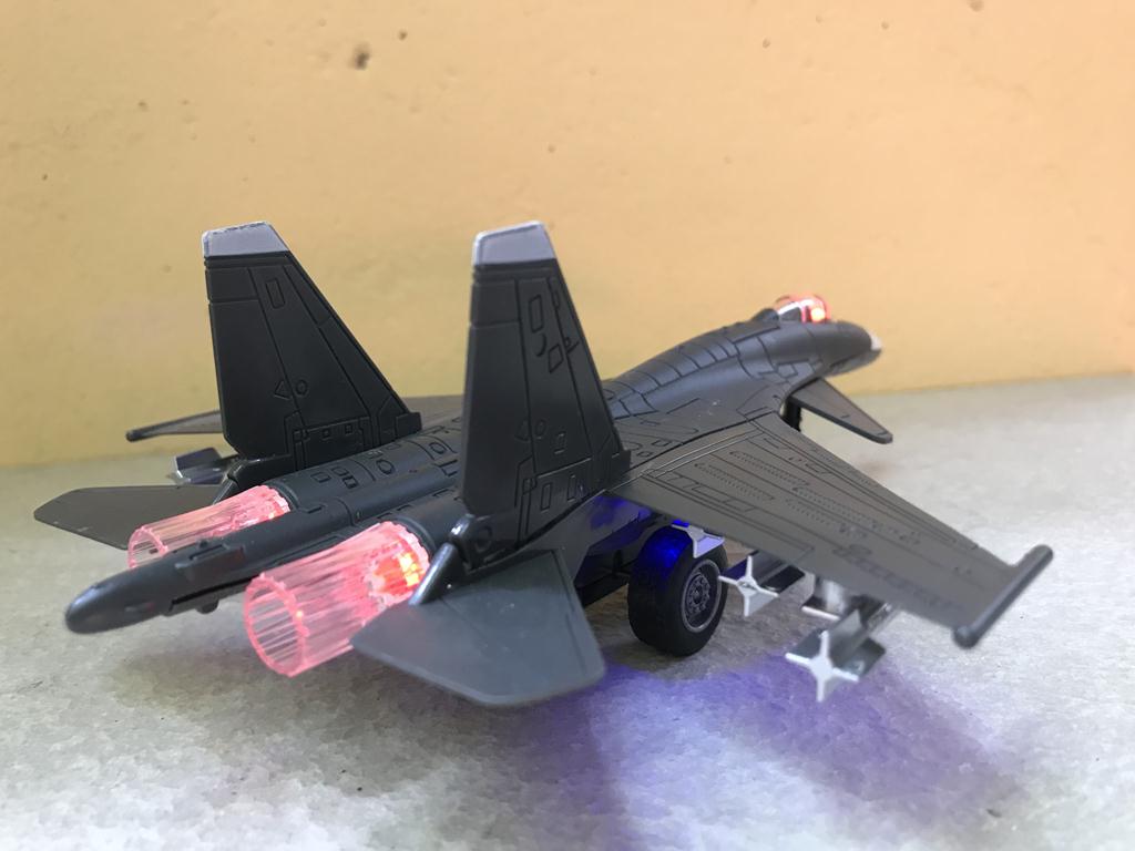 Mô hình Máy bay đồ chơi SU-57 kim loại &ABS