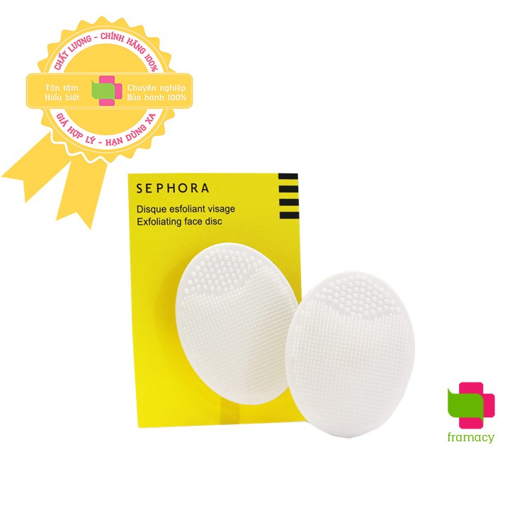 Miếng rửa mặt Sephora Exfoliating Face Disc, Pháp cho mọi lứa tuổi