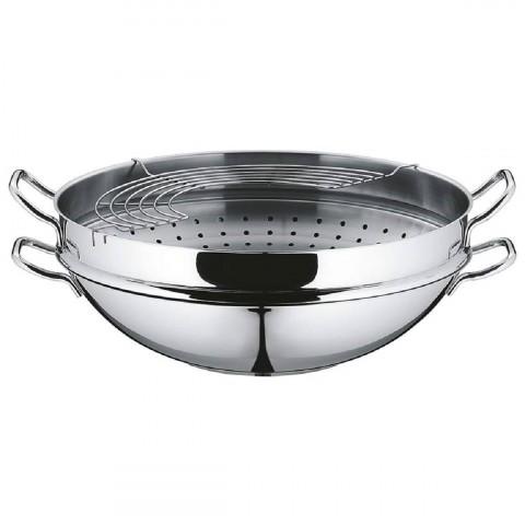 [Trả góp 0%] Chảo Xào - Hấp WMF Wok Macao 36cm